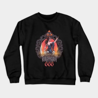 666 death queen Crewneck Sweatshirt